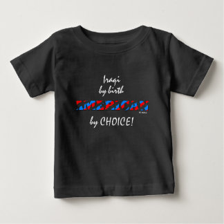 First Generation American Patriotic  Baby T-Shirt