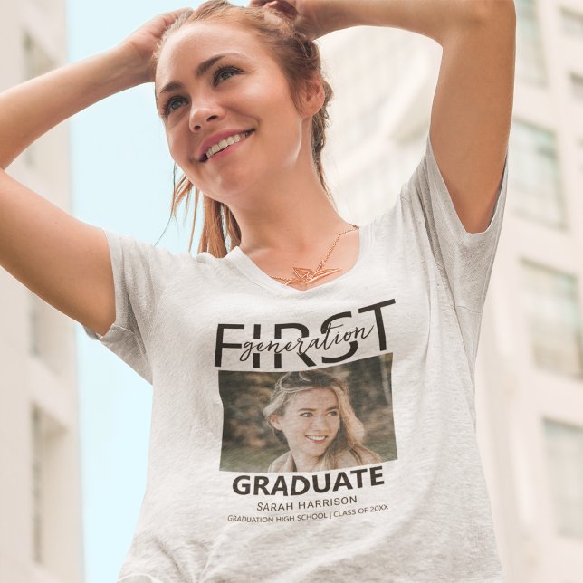 First Generation Graduate | Photo T-Shirt (Creator Uploaded)
