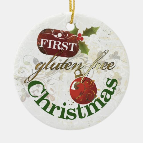 First Gluten Free Christmas Ornament