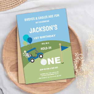 First Golf Birthday Invitation