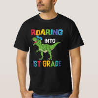 First Grade Dino Lover First Day School Kids Gift