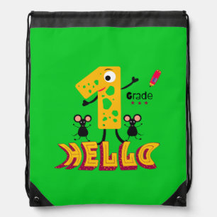 First grade drawstring bag