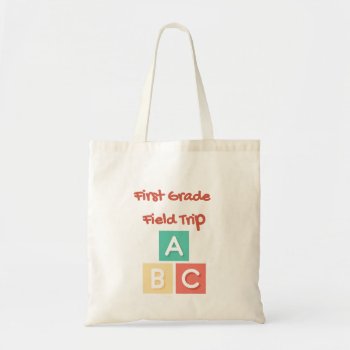 First Grade Field Trip Tote Bag by YellowSnail at Zazzle