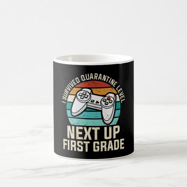 First Grade Gamer Back to School Student Gift Coffee Mug (Center)