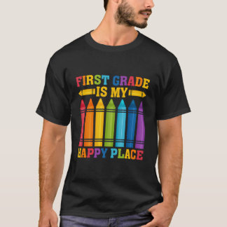 First Grade Is My Place Learning Kindergarten Scho T-Shirt