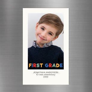 First Grade Keepsake Photo Magnet