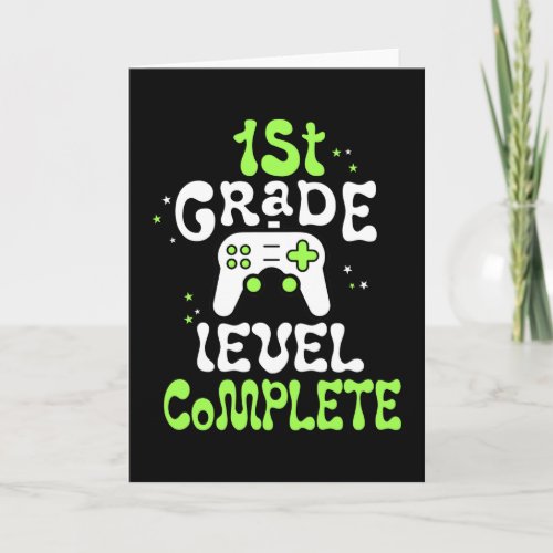 First Grade Level Complete Card