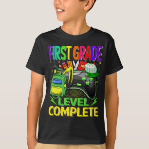 First Grade Level Complete Video Game T-Shirt
