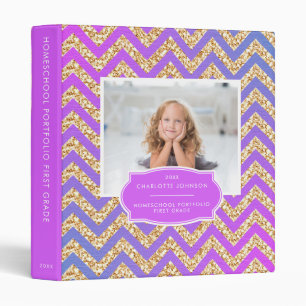 First Grade   Mermaid Homeschool Portfolio Binder