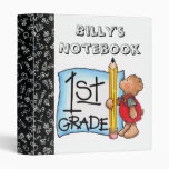 First Grade Notebook 3 Ring Binder