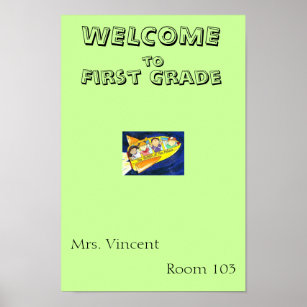 First Grade Posters &amp; Photo Prints | Zazzle