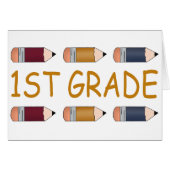 First Grade School Pencil (Front Horizontal)