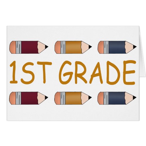 First Grade School Pencil