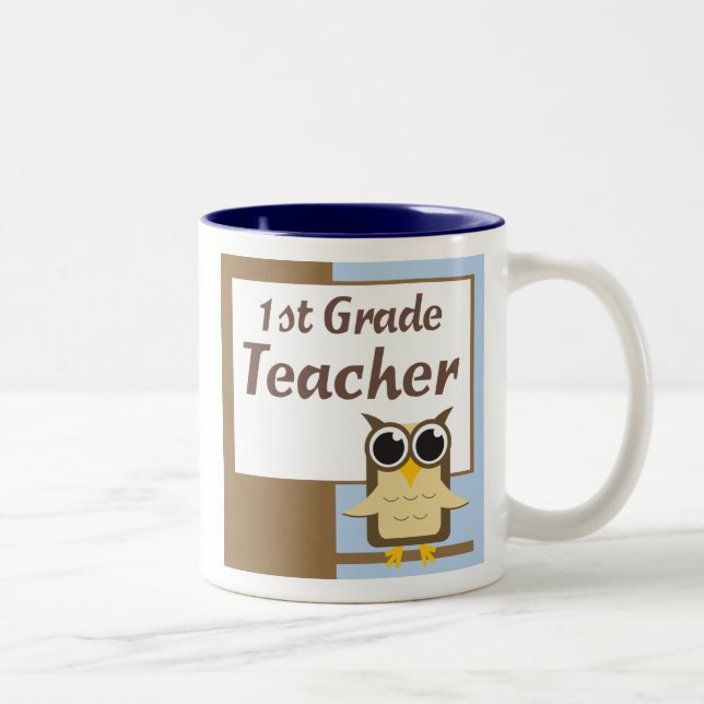 First Grade School Teacher Mug (Right)
