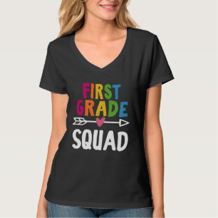 First Grade Squad 1st Grade Teacher Back To School T-Shirt