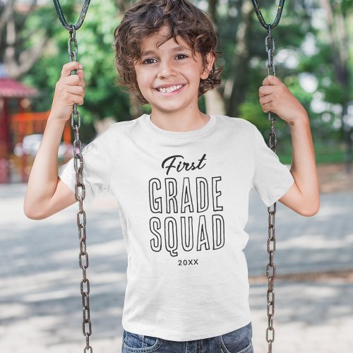 First Grade Squad Back to School T_Shirt