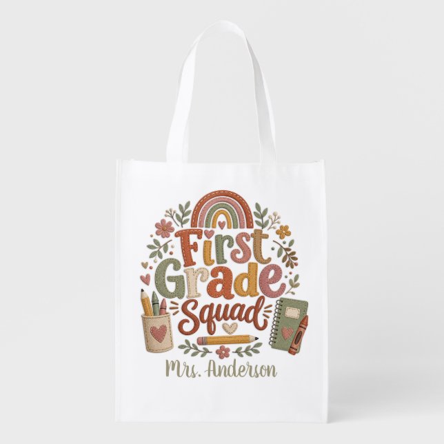 First Grade Teacher Tote (Front)