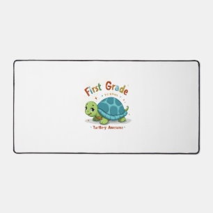 First Grade Turtle-y Awesome 1st Grade Back to Sch Desk Mat