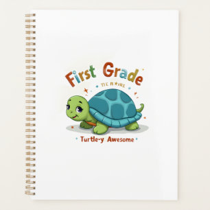 First Grade Turtle-y Awesome 1st Grade Back to Sch Planner