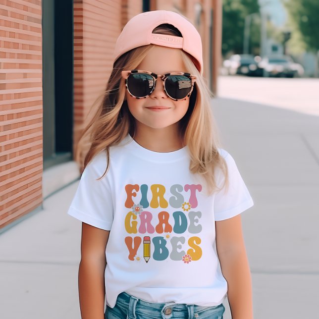 First Grade Vibes Back To School T-Shirt (Creator Uploaded)