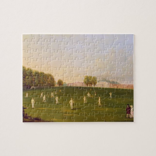 First Grand Match of cricket played by members of Jigsaw Puzzle (Horizontal)