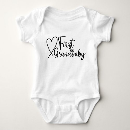 First Grandbaby Baby Bodysuit
