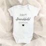 First Grandchild Pregnancy Announcement Reveal Baby Bodysuit