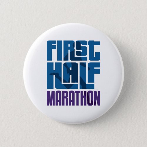 First Half Marathon 131 Miles Button