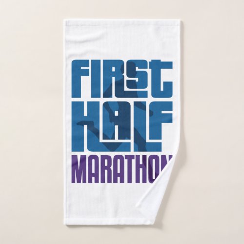 First Half Marathon 131 Miles Hand Towel
