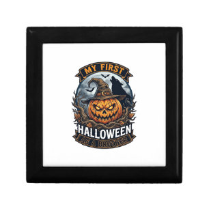 First Halloween As Brother Pumpkin Wolf Moon_1 Gift Box