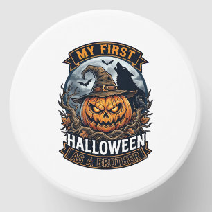 First Halloween As Brother Pumpkin Wolf Moon_1 Mini Candle Favors