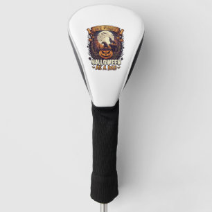 First Halloween As Dad Pumpkin Wolf Moon_1 Golf Head Cover