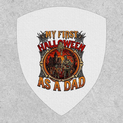 First Halloween As Dad Zombie Haunted House Gravey Patch