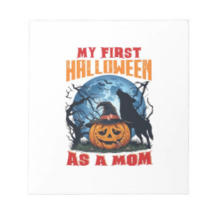 First Halloween As Mom Pumpkin Wolf Moon_1 Notepad