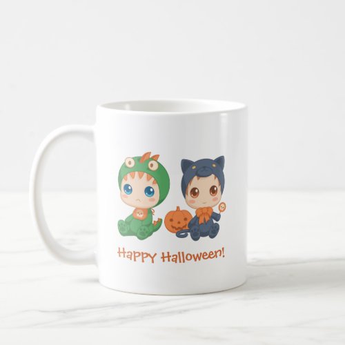 First Halloween Babies Black Cat Dragon Costume Coffee Mug