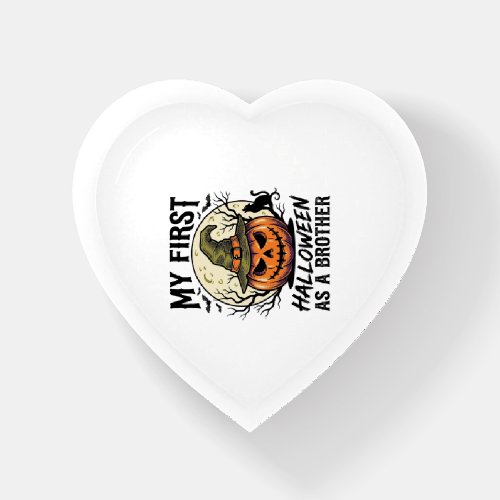 First Halloween Brother Vintage Pumpkin Moon Shirt Paperweight