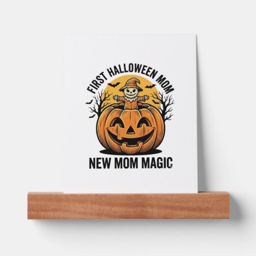 First Halloween Mom Vintage Pumpkin Bat Shirt_1 Picture Ledge
