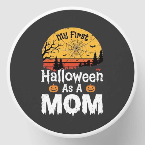 First Halloween Mom Vintage Sunset Design_1 Mini Candle Favors
