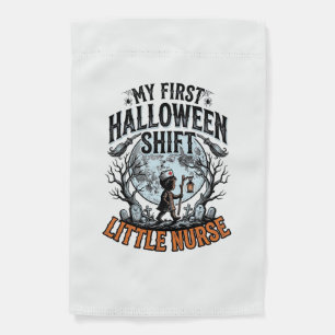 First Halloween Nurse Spooky Moon Infant Costume D Garden Flag