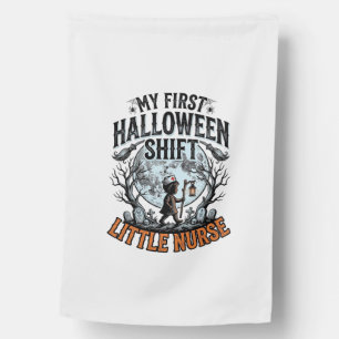 First Halloween Nurse Spooky Moon Infant Costume D House Flag