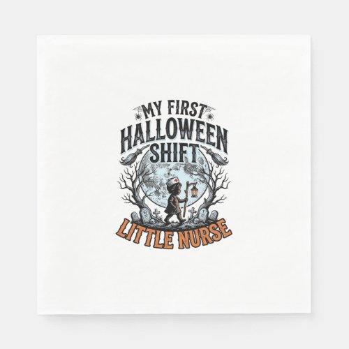First Halloween Nurse Spooky Moon Infant Costume D Napkins