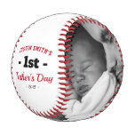 First Happy Father's Day Photo Baseball First Happy Father's Day Photo Baseball