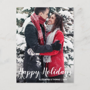 First Holiday Xmas Married Engaged White   PHOTO