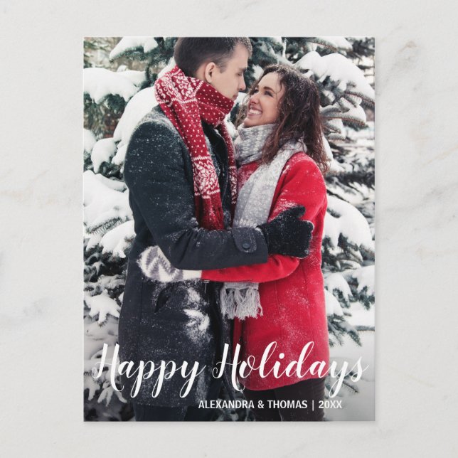 First Holiday Xmas Married Engaged White | PHOTO (Front)