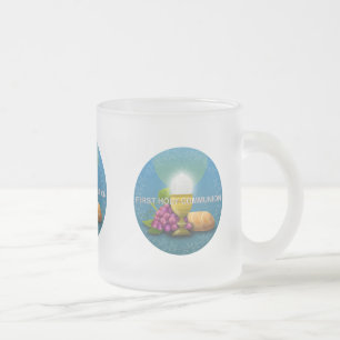 First Holy Communion - 1 Frosted Glass Coffee Mug