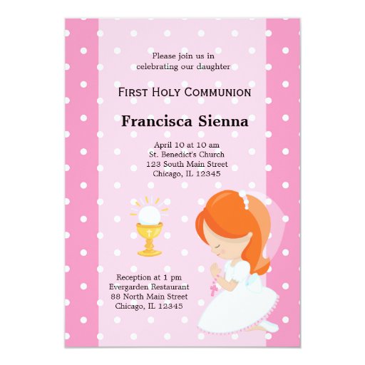 First Holy Communion Invitation Cards 6