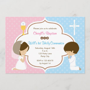 First Holy Communion / Baptism Invitations