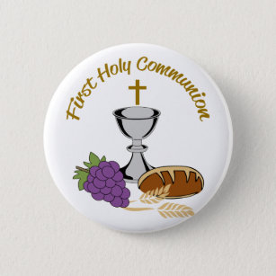 First Holy Communion Button