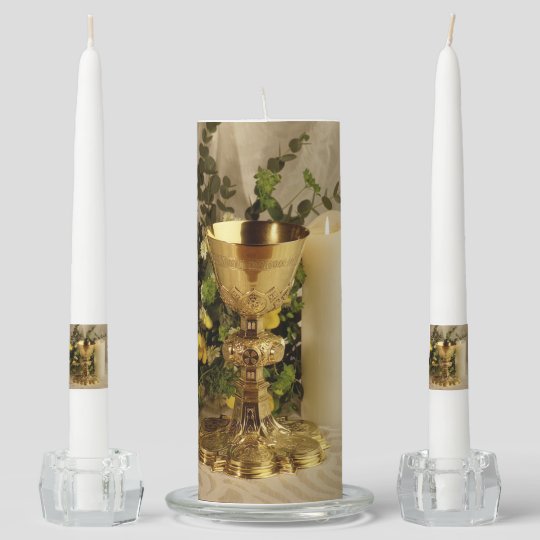 First holy communion candle