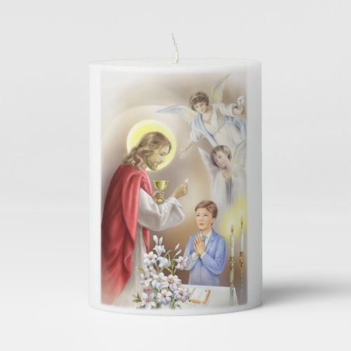 First holy communion candle